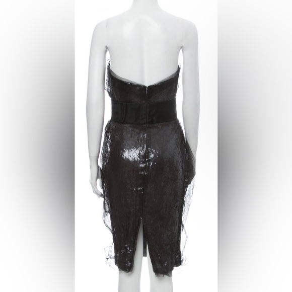 Marchesa Silk Mini Cocktail Dress - Picture 3 of 3